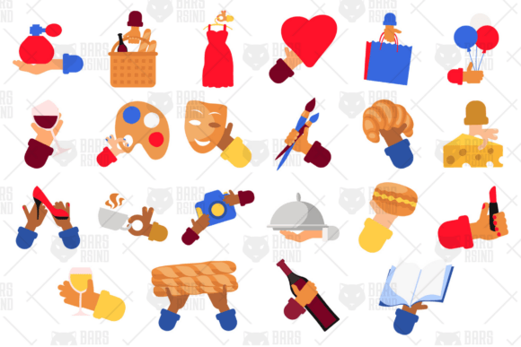 Culture Traditions Symbols: A Vibrant Graphic Illustration Collection