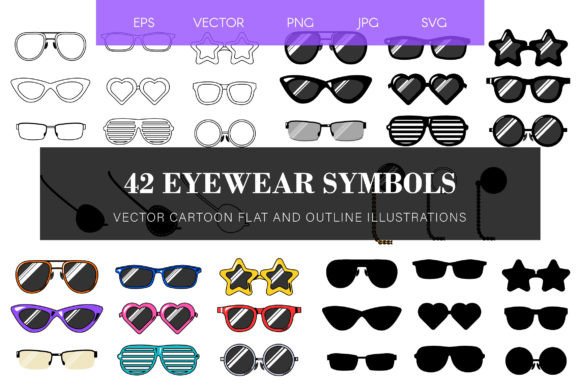 Eyeglasses Clipart Set Review