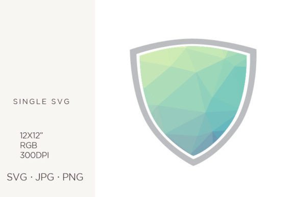Geometric Shield Shape: A Versatile Graphic Icon for Design Projects