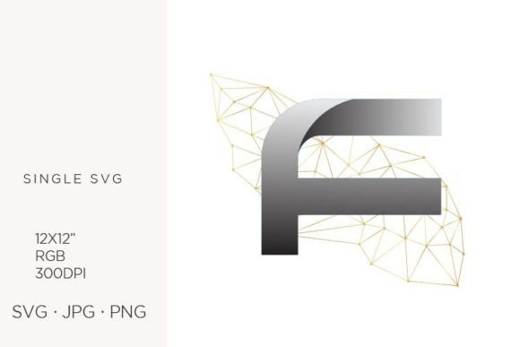 Technology Related Logo Letter F Graphics and Icons Review