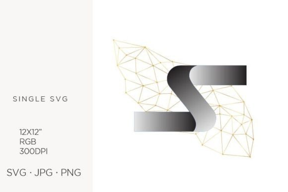 Technology Related Logo Letter S Graphics for Icons and Digital Products